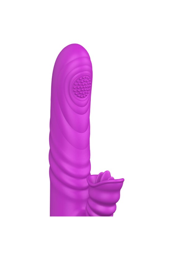 ARMONY - ANGELIA MULTIFUNCTION VIBRATOR WITH STIMULATING TONGUE VIOLET HEAT EFFECT