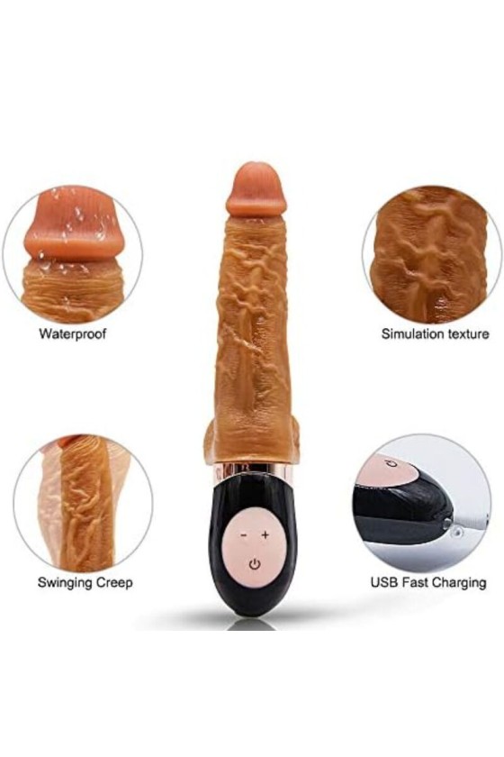 ARMONY - RECHARGEABLE VIBRATING REALISTIC DILDO