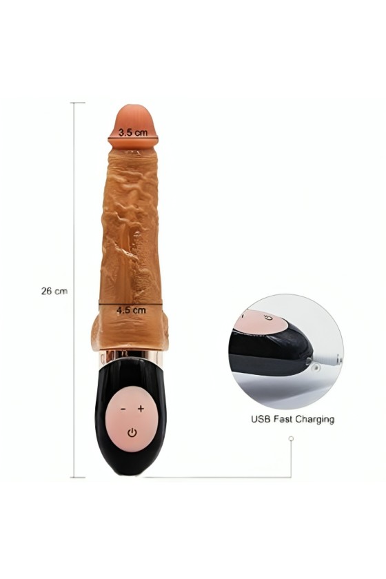 ARMONY - RECHARGEABLE VIBRATING REALISTIC DILDO