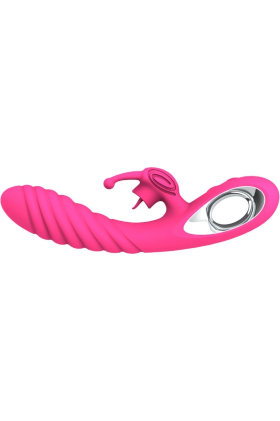 ARMONY - VICKY RABBIT VIBRATOR MIT FUCHSIA-ZUGRINGZUNGE