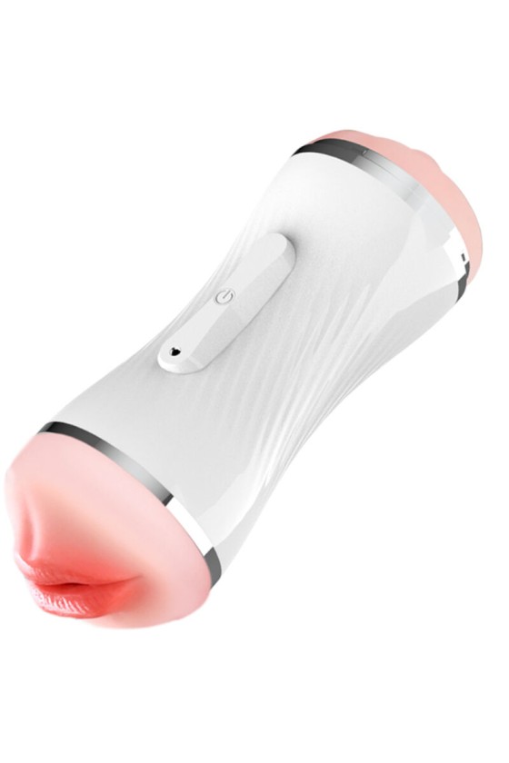 ARMONY - DOPPELTER VAGINA- UND MUNDVIBRATOR MASTURBATOR WEISS