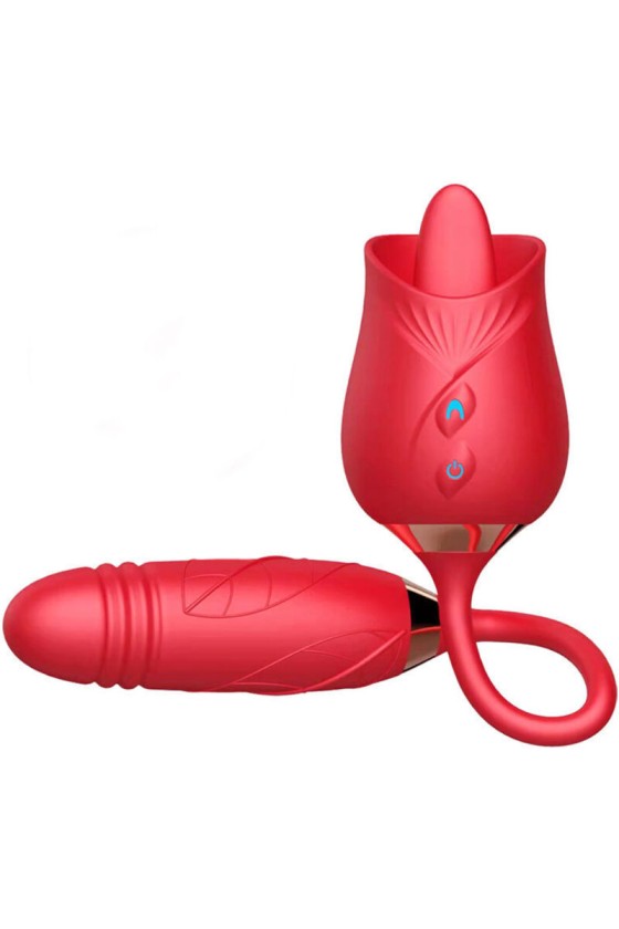 ARMONY - DELIGHT BLUMENVIBRATOR  STOßUNG MIT ROTER ZUNGE