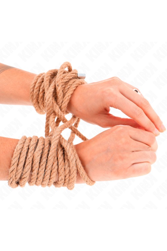 KINK - HEMP ROPE WITH METAL HEAD 5 METER