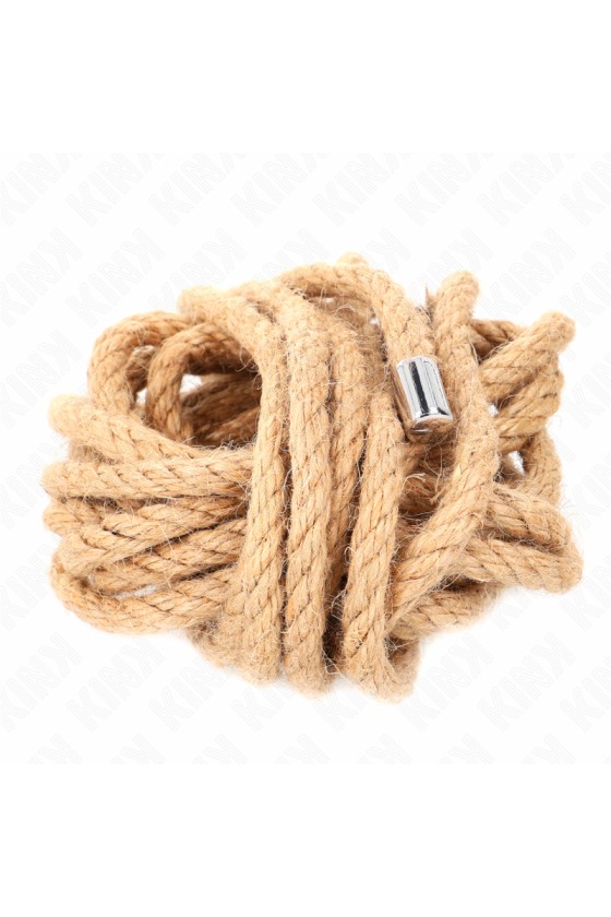 KINK - HEMP ROPE WITH METAL HEAD 5 METER