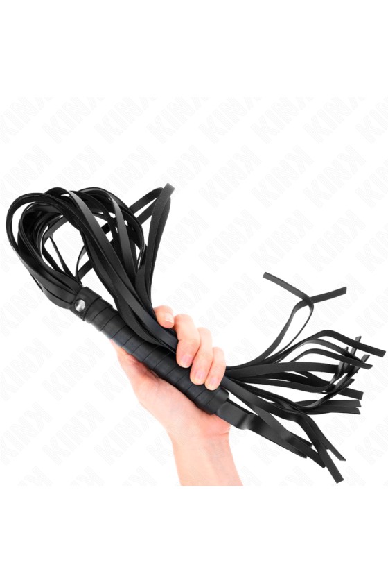 KINK - NEGRO SHORT HANDLE LONG TAIL WHIP 70 CM