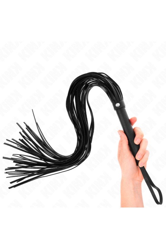 KINK - FOUET PVC SOUPLE NOIR 70 CM