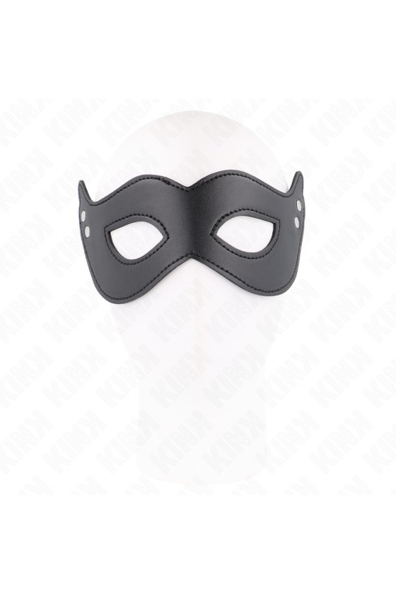 KINK - LEATHERETTE MASK WITH RIVETS MODEL 1 26 x 8 CM