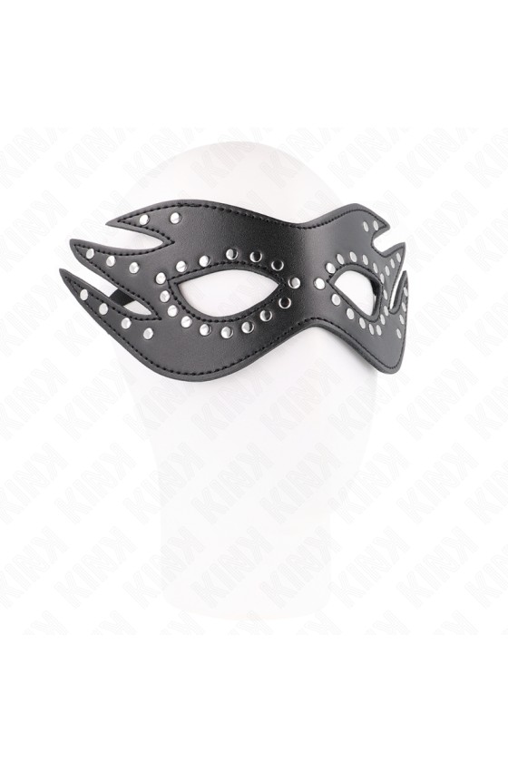 KINK - LEATHERETTE MASK WITH RIVETS MODEL 3 26 x 9.5 CM