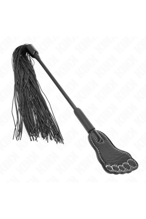 KINK - FOOT SHAPED PADDLE WITH TASSEL WHIP 31 CM