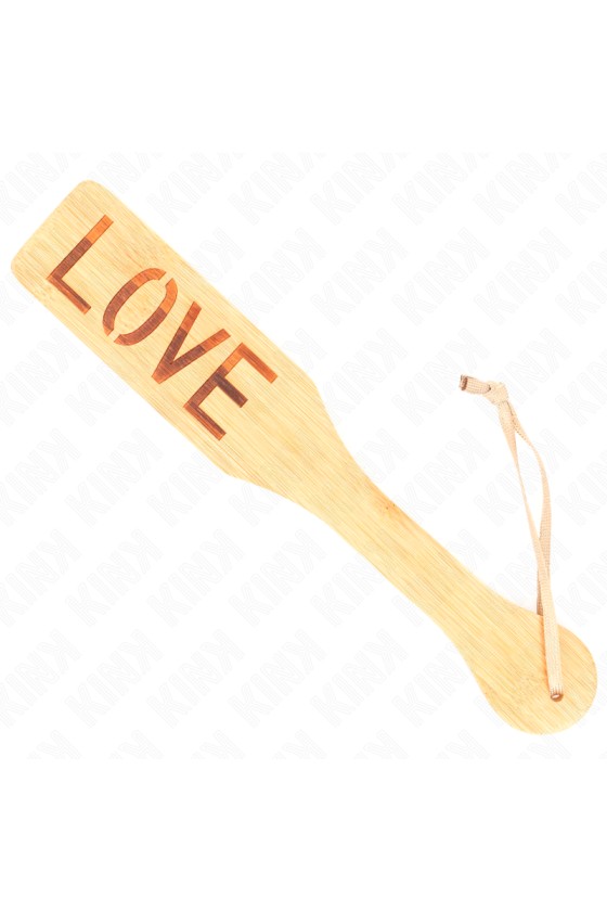 KINK - BAMBUSPALETTE WORT LIEBE 32 X 5,5 CM