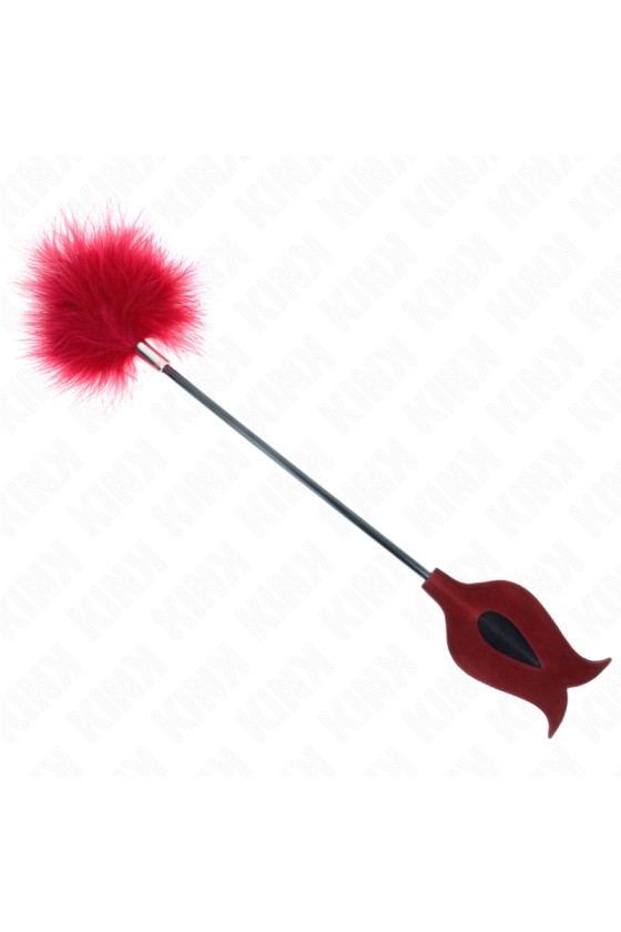 KINK - TICKLE FEATHERS WITH ROSE-SHAPED PADDLE 8 CM