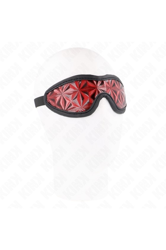 KINK - RED DIAMOND PATTERN HEADBAND 20.5 x 6 CM