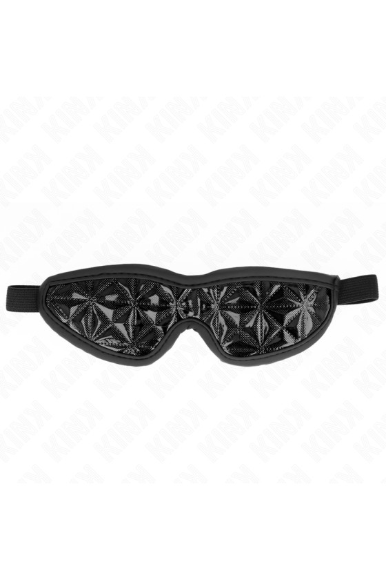 KINK - FASCIA CON MOTIVO A DIAMANTI NERO 20,5 x 6 CM