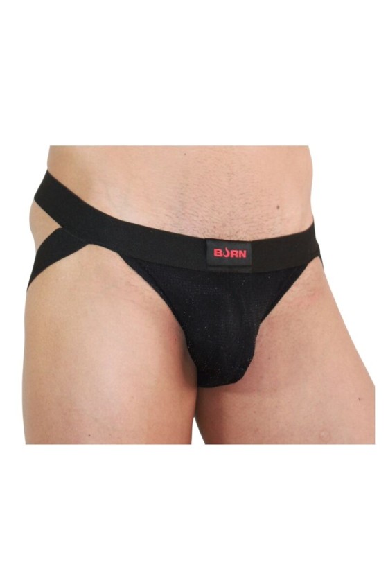 BURN - 003 JOCK SHINY BLACK S