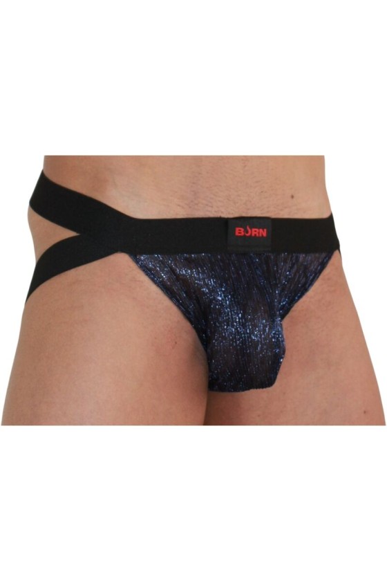 BURN - 006 JOCK BLEU BRILLANT / NOIR S