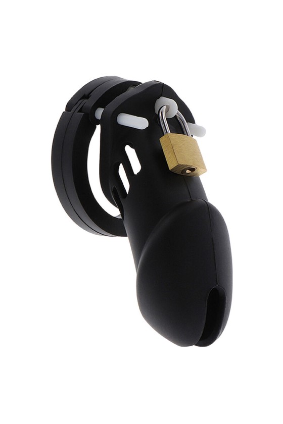 HIDDEN DESIRE - EXTREME CHASTITY COCK CAGE SILICONE SIZE L BLACK