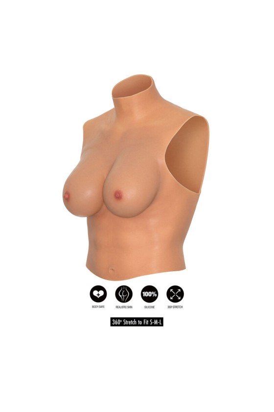 HIDDEN DESIRE - ALTER EGO WEARABLE BREAST SHIRT E-CUP FLESH