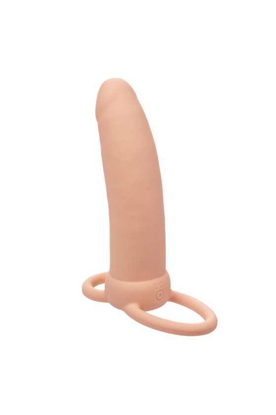 CALEXOTICS - MAXX THICK DUAL PENETRATOR 10 VIBRATIONS FLESH