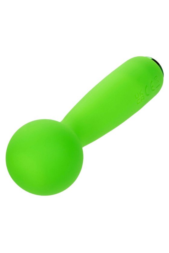 CALEXOTICS - NEON VIBES THE BUBBLY VIBE MINI MASSAGER 10 VIBRATIONS GREEN