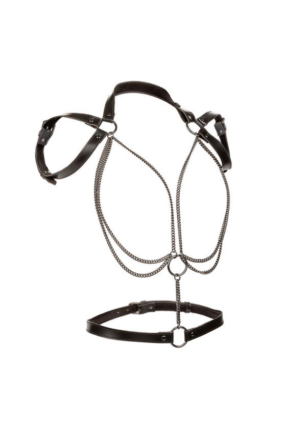 CALEXOTICS - EUPHORIA MULTICAIN HALTER HARNESS PREMIUM TAMANHO PLUS