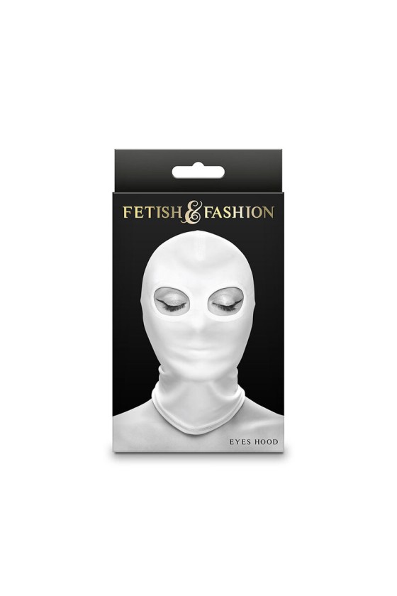 NS NOVELTIES - FETISH  FASHION EYES HOOD NYLON WHITE