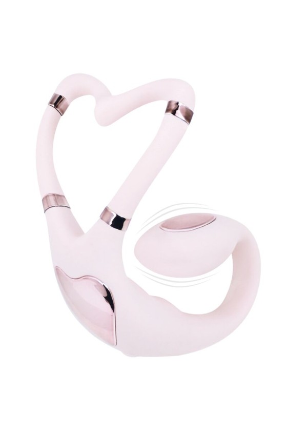 ADRIEN LASTIC - COUPLE SECRETS II DOPPELTE STIMULATION PINK + KOSTENLOSE APP