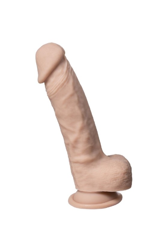 SILEXD - MODELO 1 PENE REALISTA PIEL REAL TERMO REACTIVO 17,8 CM CARNE