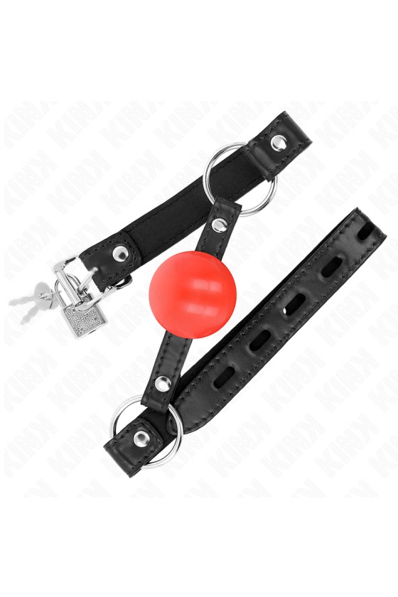 KINK - RED TPE BALL 4 CM GAG 60 x 2 CM