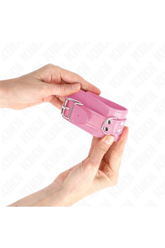 KINK - SIMPLE WRIST RESTRAINTS PINK ADJUSTABLE 20-23 CM X 5.5 CM