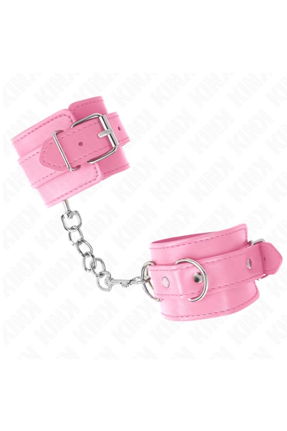 KINK - EINFACHE HANDGELENKSFESSELN ROSA VERSTELLBAR 20-23 CM X 5,5 CM