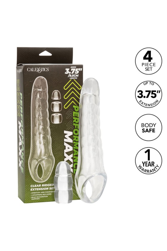 CALEXOTICS - MAXX EXTENSOR DE PENE AJUSTABLE TRANSPARENTE