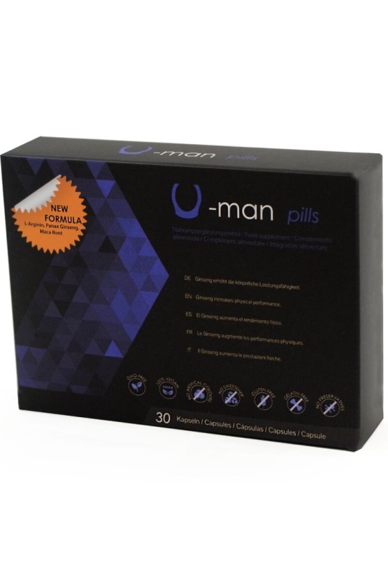 500 COSMETICS - U-MAN ENHANCES PENIS SIZE AND SEXUAL POWER - CAPSULES