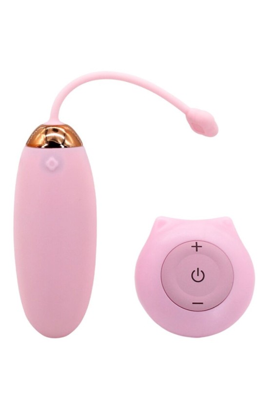 ARMONY - KITTY FUN EGG VIBRATEUR TÉLÉCOMMANDE 10 VIBRATIONS ROSE