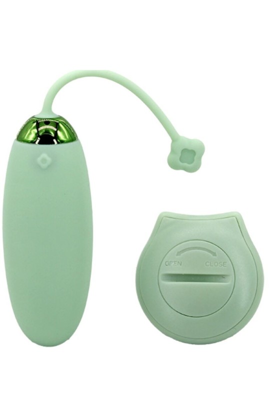 ARMONY - KITTY FUN EGG VIBRATEUR TÉLÉCOMMANDE 10 VIBRATIONS VERT