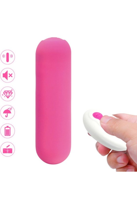 ARMONY - SPLASH JOIE VIBRADOR BULLET SILICONE CONTROLE REMOTO 10 VIBRAÇÕES 75 X 19 CM ROSA