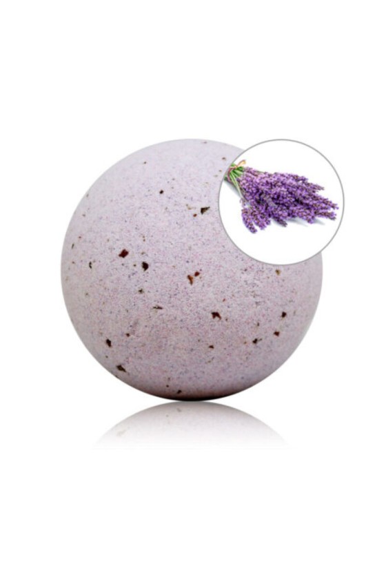 TALOKA - BOMBA DA BAGNO PROFUMATA ALLA LAVANDA CON PETALI DI ROSA