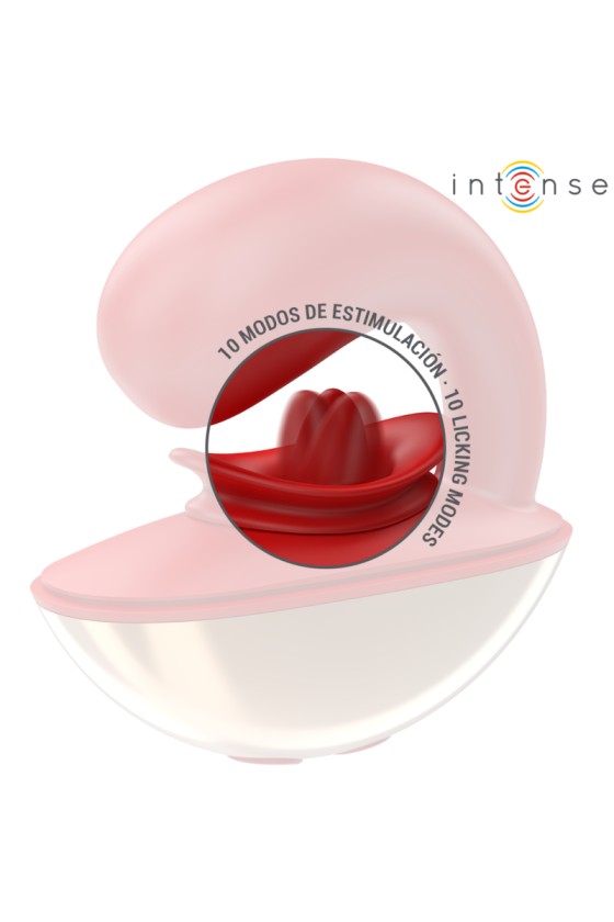 INTENSE - VIBRATORE E STIMOLATORE MARIAH A FORMA DI U 10 VIBRAZIONI ROSSO