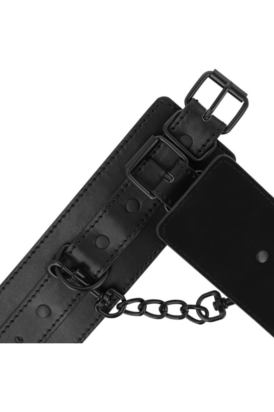 INTENSE - FETISH VEGAN LEATHER HANDCUFFS