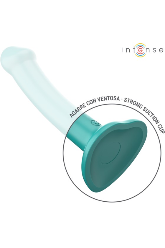 INTENSE - KATIE VIBRADOR COM VENTOSA 10 VIBRAÇÕES AZUL CONTROLE REMOTO