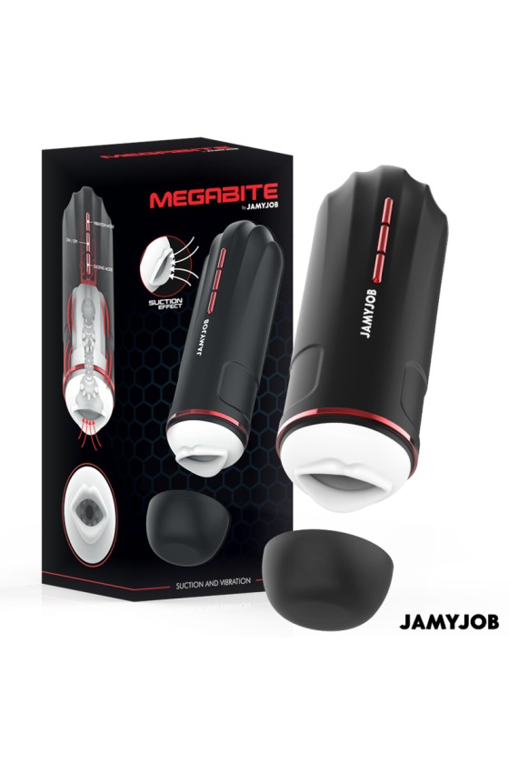 JAMYJOB - MEGABITE AUTOMATISCHER MUNDMASTURBATOR 5 SAUGBAND VIBRATIONSMODI