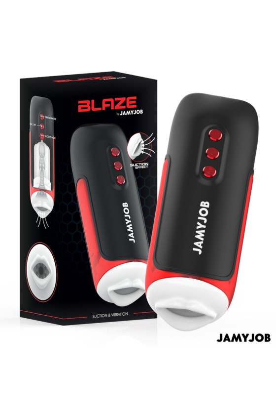 JAMYJOB - BLAZE AUTOMATISCHER MUNDMASTURBATOR 5 SAUGBAND VIBRATIONSMODI