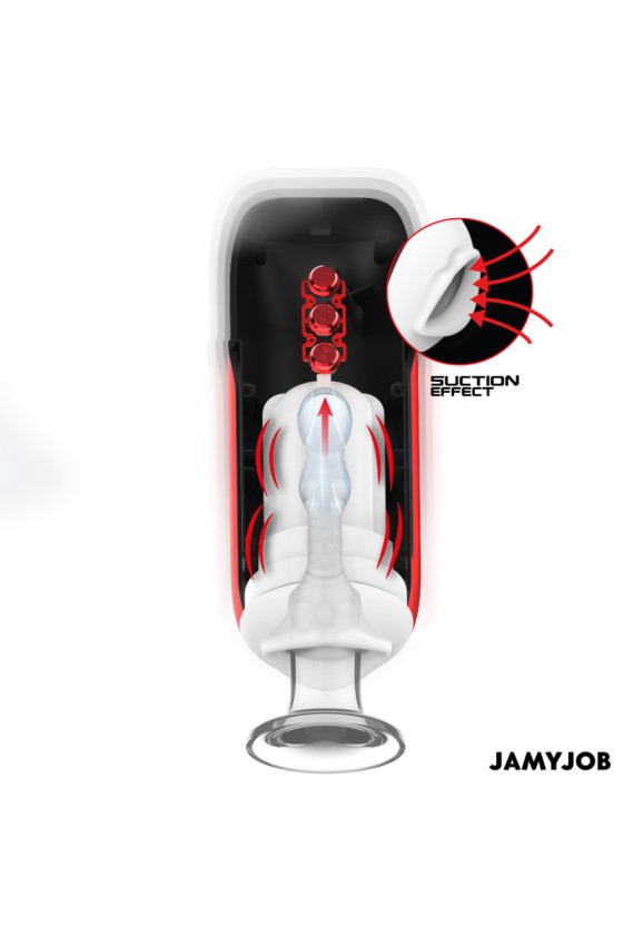 JAMYJOB - BLAZE AUTOMATIC MOUTH MASTURBATOR 5 SUCTION AND VIBRATION MODES