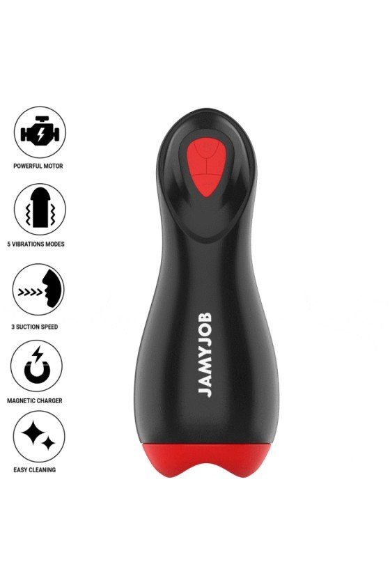 JAMYJOB - MASTURBATEUR AUTOMATIQUE CORE-X 5 MODES D'ASPIRATION ET DE VIBRATION