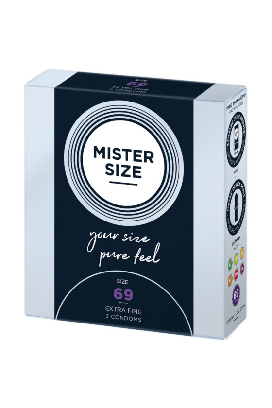 MISTER SIZE - PRESERVATIVOS TALLA XXXL 69 MM (3 UNIDADES)