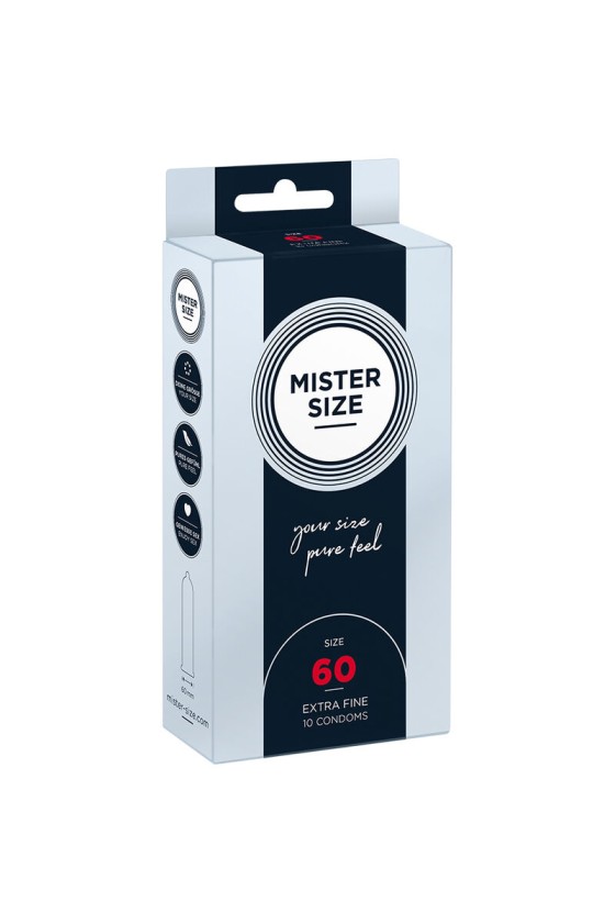 MISTER SIZE - CONDÓN TALLA XL 60 MM (10 UNIDADES)