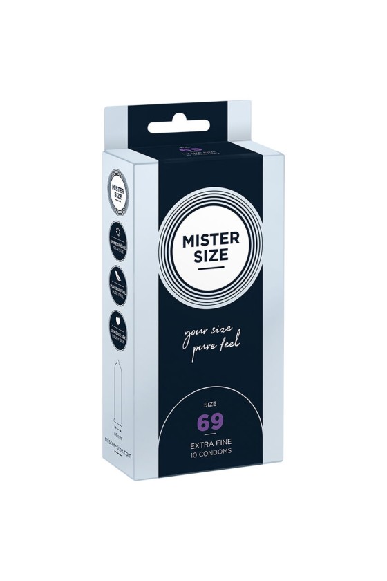 MISTER SIZE - PRÉSERVATIFS TAILLE XXXL 69 MM (10 UNITÉS)