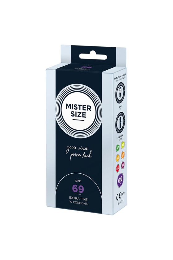 MISTER SIZE - CONDOMS SIZE XXXL 69 MM (10 UNITS)