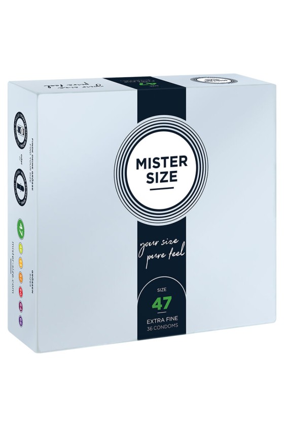 MISTER SIZE - PRESERVATIVI TAGLIA XS 47 MM (36 UNITÀ)