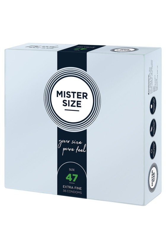 MISTER SIZE - CONDOMS SIZE XS 47 MM (36 UNITS)