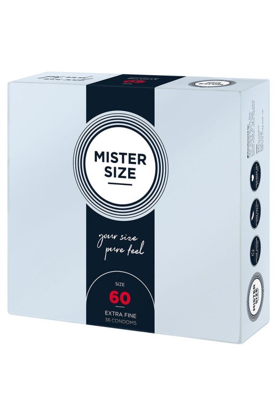 MISTER SIZE - KONDOMGRÖSSE XL 60 MM (36 EINHEITEN)